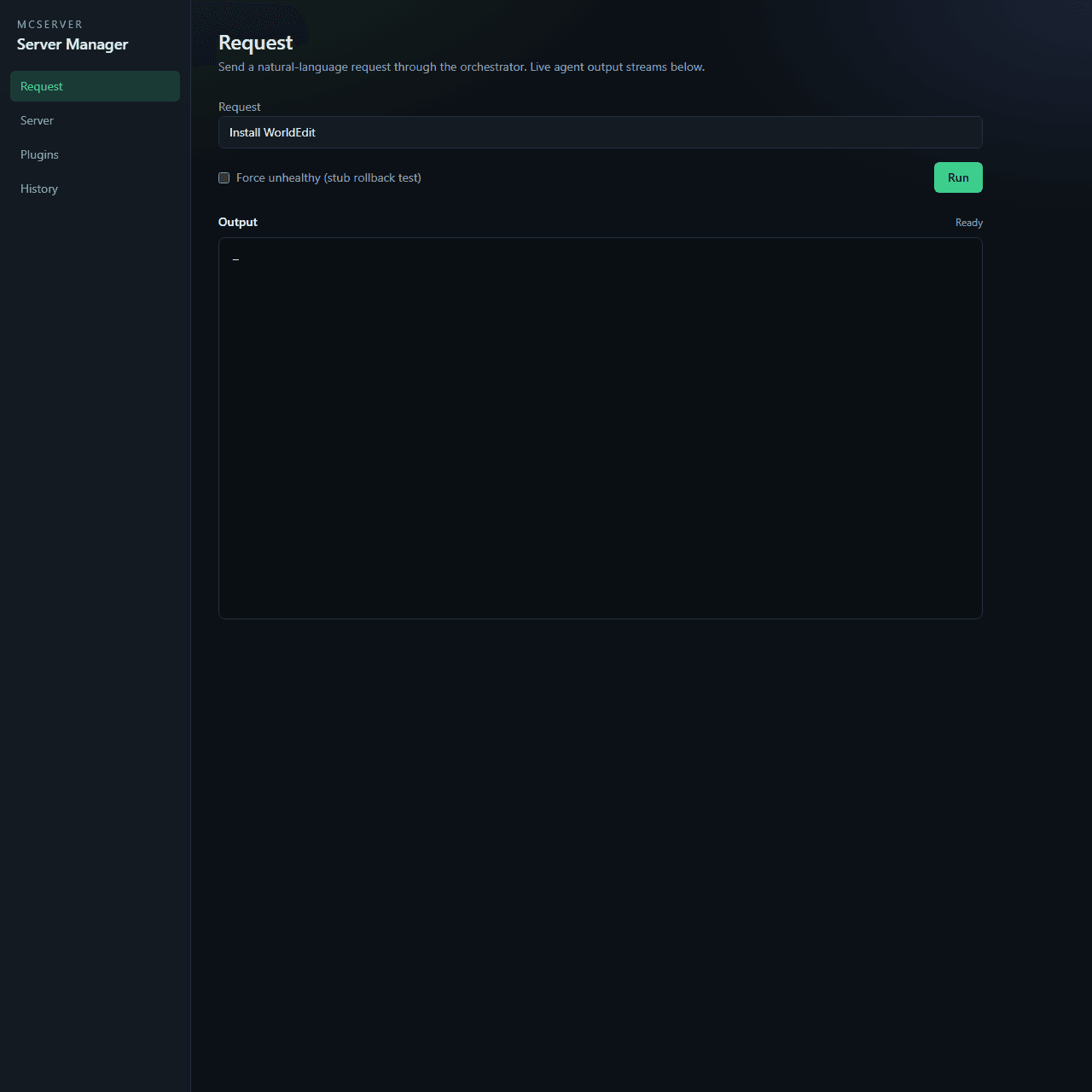 Minecraft Server Agent